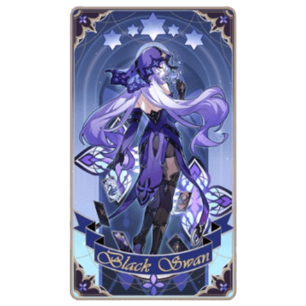 Honkai Star Rail - Black Swan Revelation Card