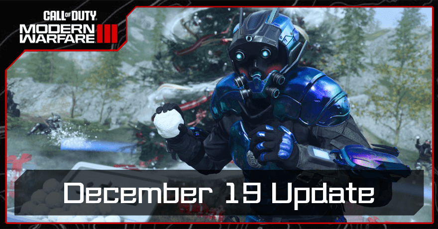Modern Warfare 3 - December 19 Update