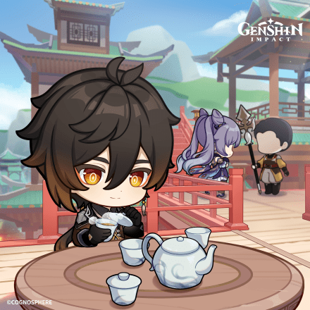 Genshin Impact - Zhongli Birthday Art 2023