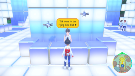 Pokemon Scarlet and Violet The Indigo Disk DLC - Canyon Plaza Representative Overworld Location