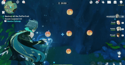 Genshin - Lost Riches 4.3 Day 4 - Challenge 2 Pufferfruit