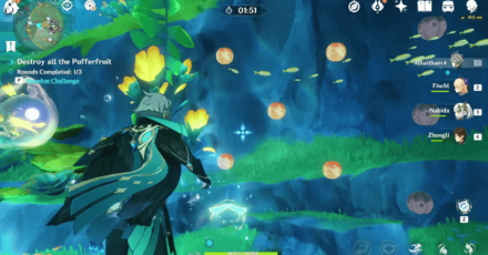 Genshin - Lost Riches 4.3 Day 4 - Challenge 1 Pufferfruit