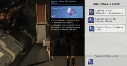 Honkai Star Rail - Submit the Xianzhou Alliance Clue to Adler