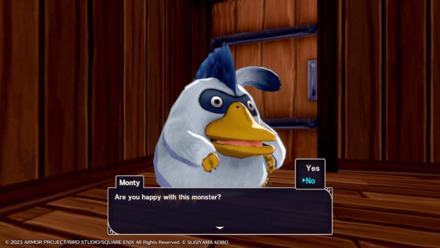 DQM3 - Happy with Monster