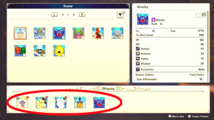 DQM 3 - How to Synthesize Monsters - Choose Offspring