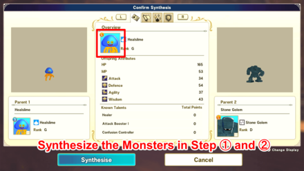 DQM The Dark Prince - Synthesize the Two Monsters