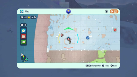 Pokemon SV - Blue Minior Map Location