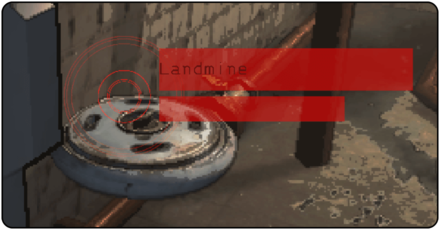 Lethal Company - Landmine Placed on Walls