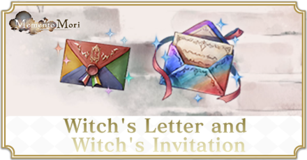 Witch Invitation and Letter