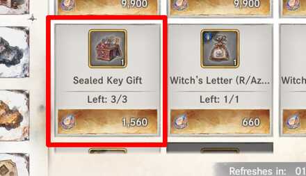 Sealed Key Gift - MementoMori