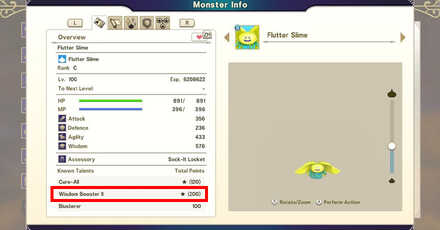 DQM The Dark Prince - Learn Booster Talents