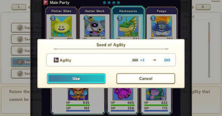 DQM The Dark Prince - Use Seed-based Items