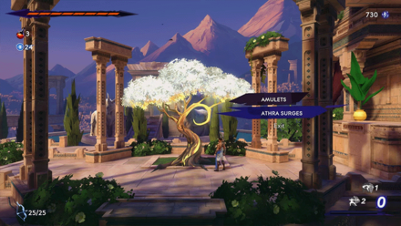 Prince of Persia The Lost Crown - Change Amulets and Athra Surges Using Wak-Wak Trees