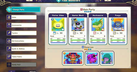 DQM The Dark Prince - Use the Main Menu