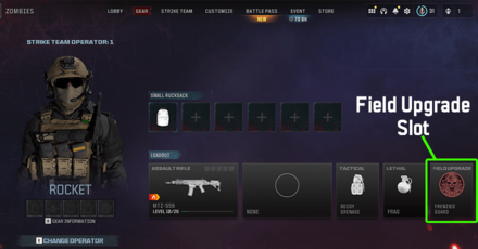 MW3 Zombies - Operator Loadout with Frenzied Guard