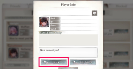 player info