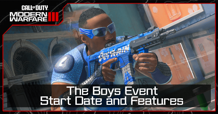 Modern Warfare 3 - The Boys Event Start Date and Features