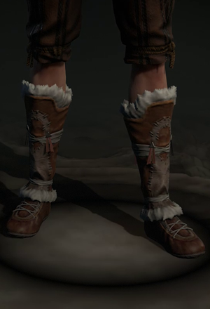 D4 - Sorcerer Fur-Lined Boots