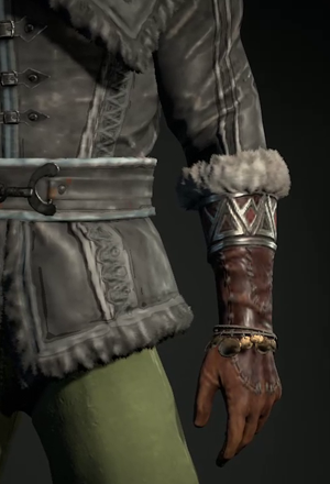 D4 - Rogue Fur-Lined Mitts