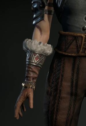 D4 - Sorcerer Fur-Lined Mitts