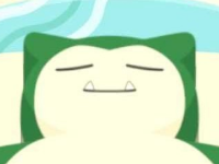 Pokemon Sleep - Snorlax Cyan Beach