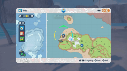 Pokemon SV - Galarica Twig Map View