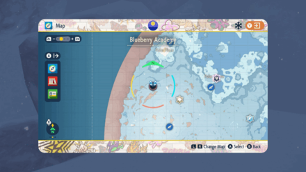 Pokemon SV - Dubious Disc Map View