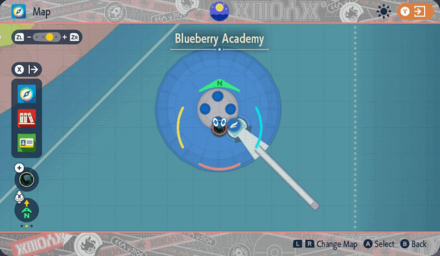 Rotom PhoneBlueberry Case (Black) Menu Design