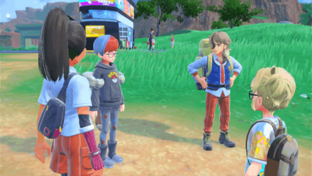 Pokemon SV - Meet Up at Mesagoza