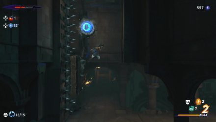 Activate the Switch and Wall Jump Upwards