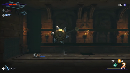 Slide to Avoid the Rotating Spike Trap