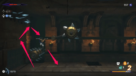 Wall Jump and Delay Your Descent to Avoid the Ceiling Trap