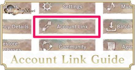 Account Link Banner