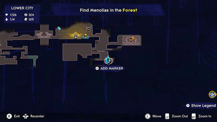 PoP - Side Quest: The Lost Warriors Map View Image