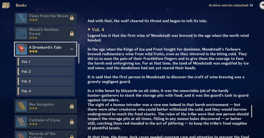 Genshin - A Drunkard