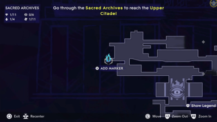 Prince of Persia The Lost Crown - The Moon Gatherer Map