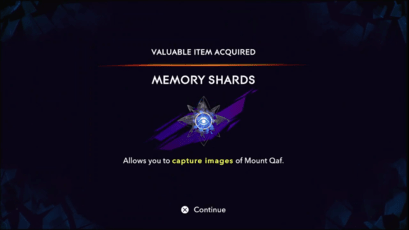 Memory Shards - Prince of Persia The Lost Crown