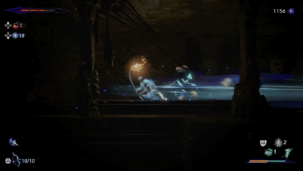 Prince of Persia The Lost Crown Shadow of the Simurgh against the shielded enemy