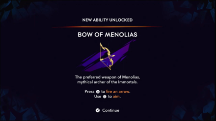 Prince of Persia The Lost Crown - Bow of Menolias