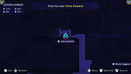 Sunken Harbor Amulet Holder  Map Location- Prince of Persia: The Lost Crown