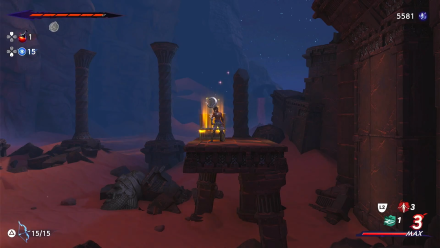 Pit of Eternal Sands Amulet Holder Overworld Location- Prince of Persia: The Lost Crown