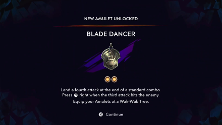 Blade Dancer Amulet - Prince of Persia: The Lost Crown