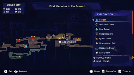 PoP The Lost Crown - In-Game Map