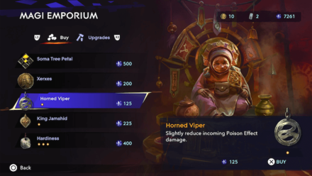 PoP - Horned Viper Amulet World View Image