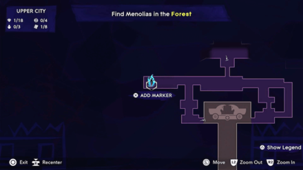 PoP - Four Royal Stars Amulet Map View Image