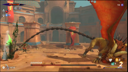 Prince of Persia: The Lost Crown - How to Beat Jahandar Dodge Upgraded Poison Tail