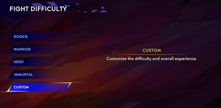 Custom DifficultyPrince of Persia: The Lost Crown