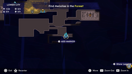 Prince of Persia The Lost Crown - The Lost Warriors Map