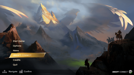 Ubisoft Connect Main Menu