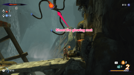 Shoot the Glowing Root